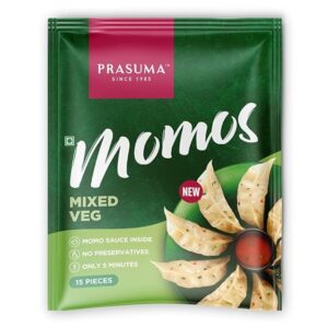 Prasuma Mixed Veg Momos, 15 Pcs