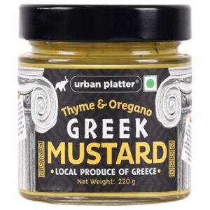 Urban Platter Thyme & Oregano Greek Mustard, 220 gm