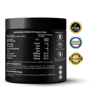 BCAA++ Mango Delight FiTBal-BCAA-Mango-Delight-–-400g-Advanced-Muscle-Recovery-Enhanced-Stamina-and-Strength-with-Leucine-Isoleucine-and-Valine-3-600x600