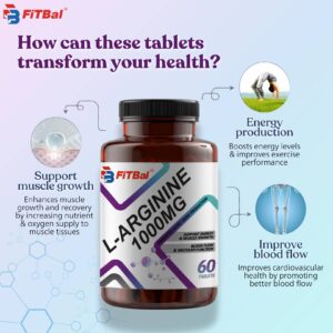 Mehnoor SUpermarket Fitbal-L-Arginine-1000mg-60tab-5