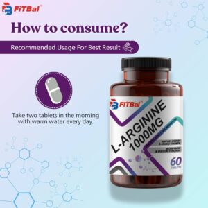 Mehnoor Supermarket Fitbal-L-Arginine-1000mg-60tab-6