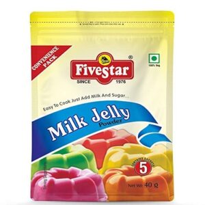 mehnoor supermarket FiveStar Milk Jelly Pudding Premix ( 5 Sachets )