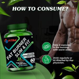 mehnoor supermarket FiTBal-Fat-Burner-Slim-Fit-–-Support-Weight-Loss-Supplement-with-Green-Tea-Burns-Excess-Body-Fat-–-60-Tablets-for-Men-Women-2